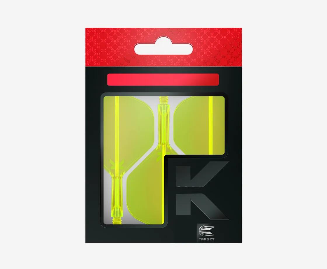 Target K-Flex Flightsystem No.2 19 mm kurz neon gelb 4/5