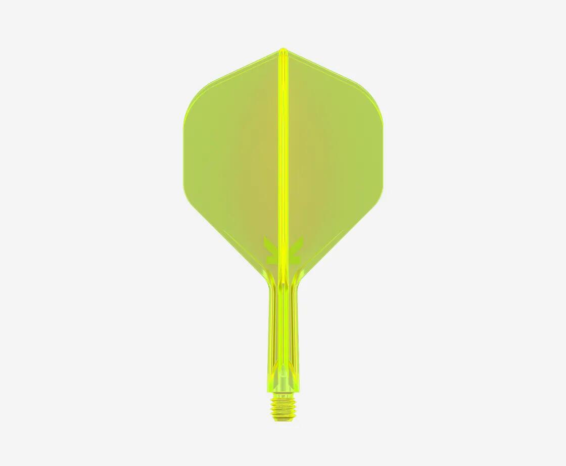 Target K-Flex Flightsystem No.2 19 mm kurz neon gelb 3/5