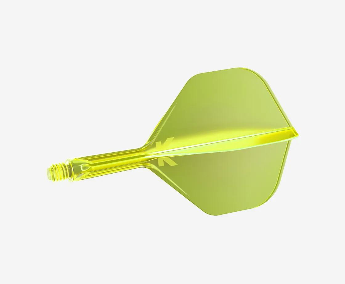 Target K-Flex Flightsystem No.2 19 mm kurz neon gelb 2/5