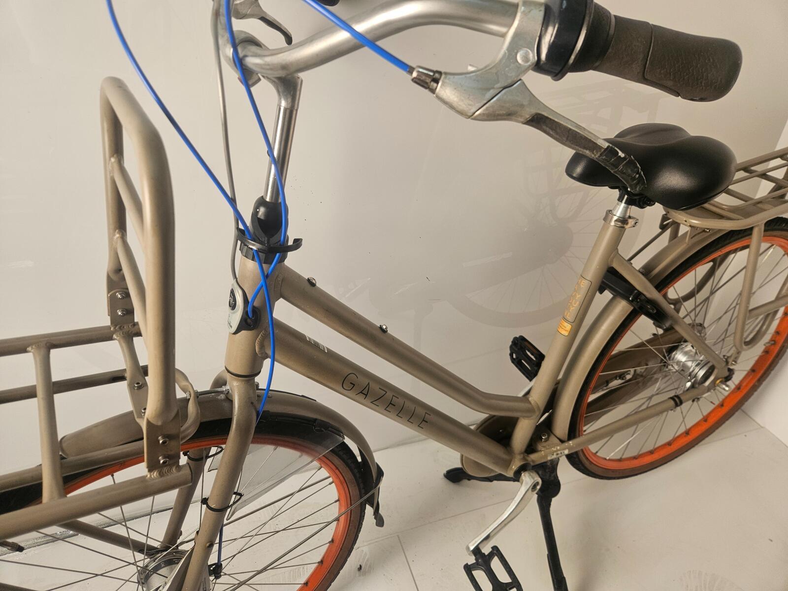 Gazelle Heavy duty NL en nieuw banden, bruin 3/6