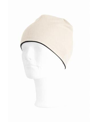 Mixte - Cyclisme - Bonnet double épaisseur, 100 % laine mérinos - blanc S/M