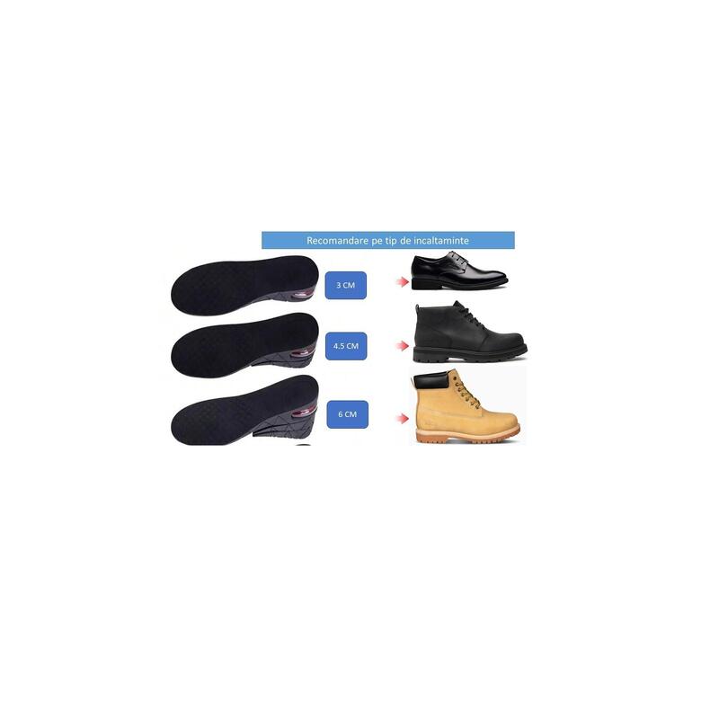 Set 2 Branturi Inaltatoare cu pana la 6 cm, Ajustabile