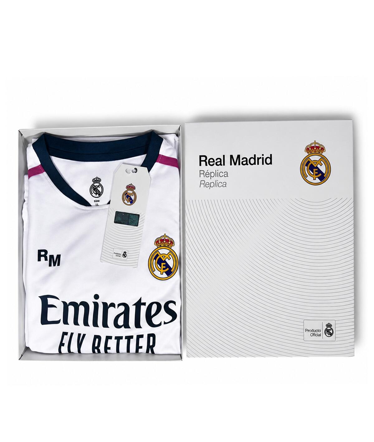 Camisola Sin Dorsal Principal Futebol Real Madrid Réplica Oficial 26/27 Criança 5/7