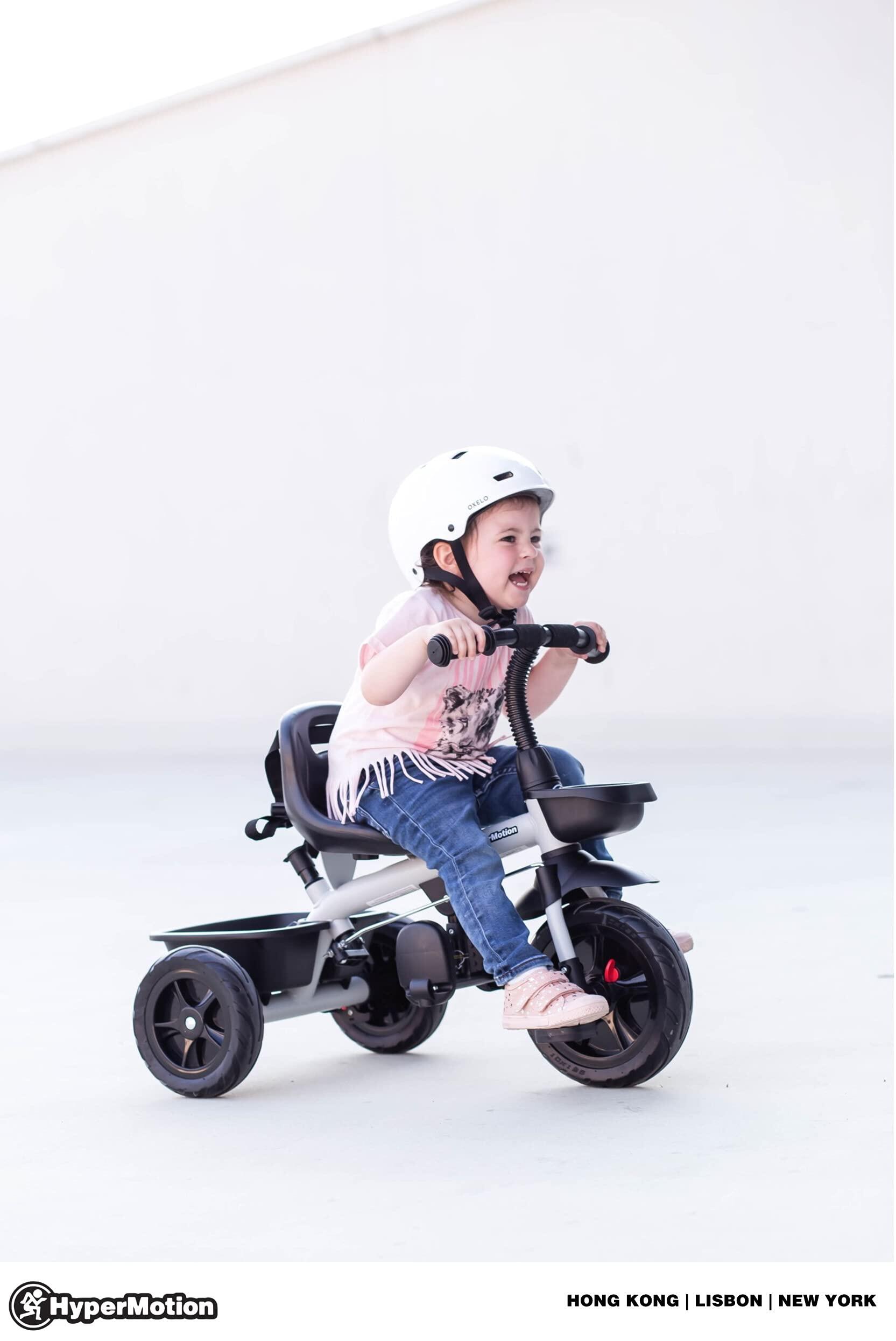 Triciclo evolutivo 1-5 anni - spinta regolabile, ruote 10/8 5/9