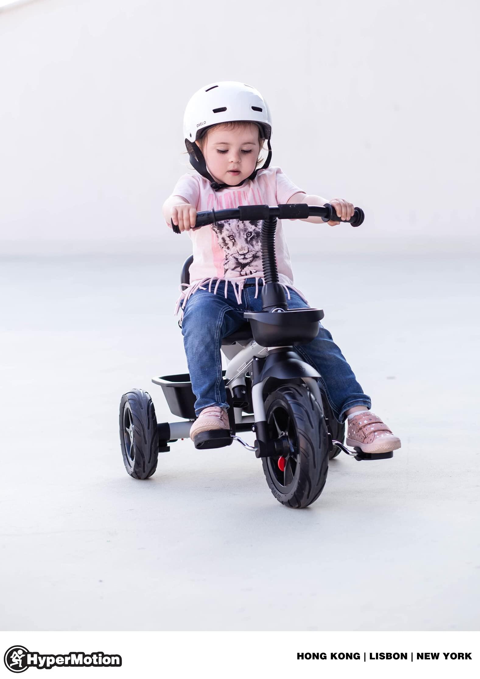 Triciclo evolutivo 1-5 anni - spinta regolabile, ruote 10/8 4/9
