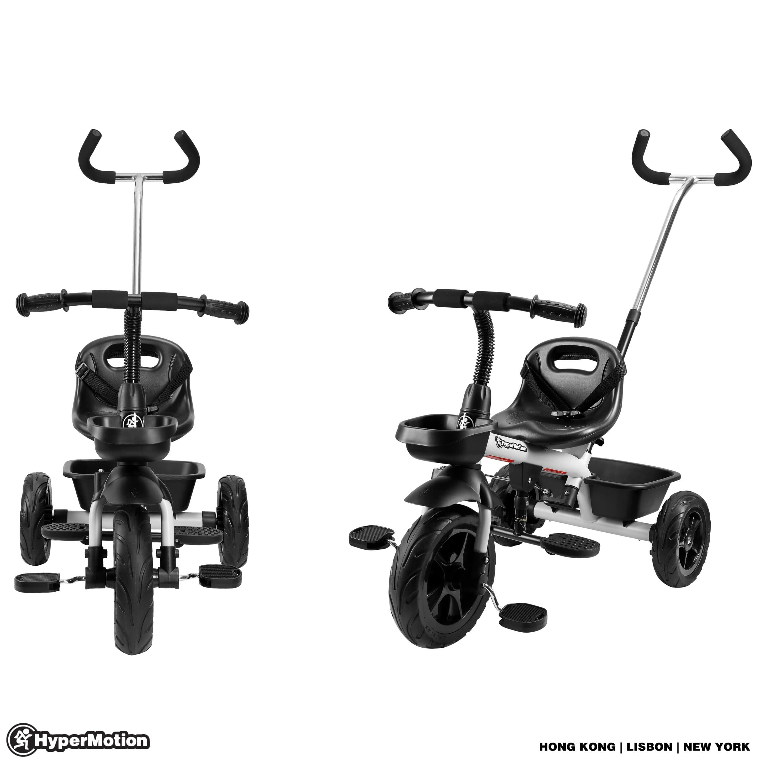 Triciclo evolutivo 1-5 anni - spinta regolabile, ruote 10/8 3/9
