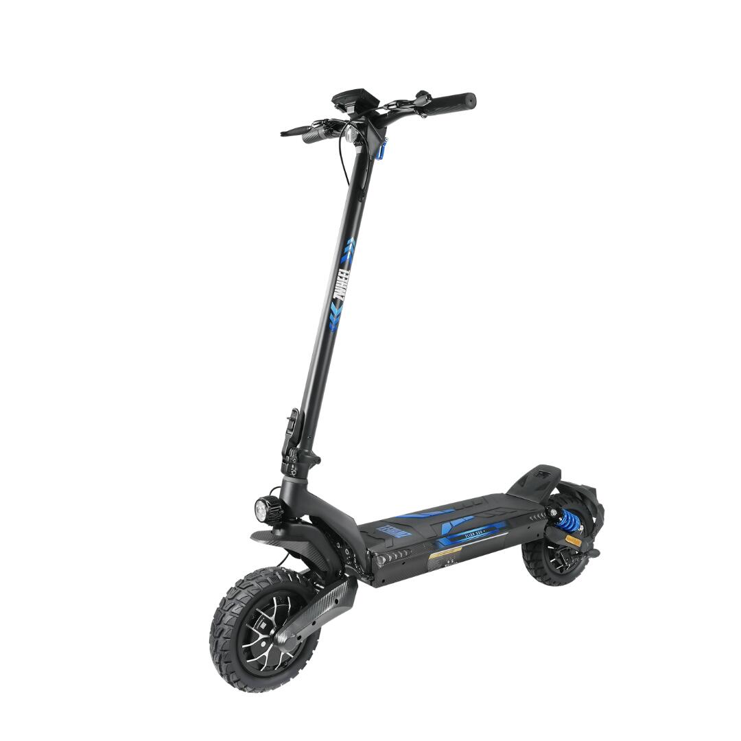 Trotinete elétrico ZWheel ZLion Duo, 2000W, 15000mAh, 50km, preto-azul