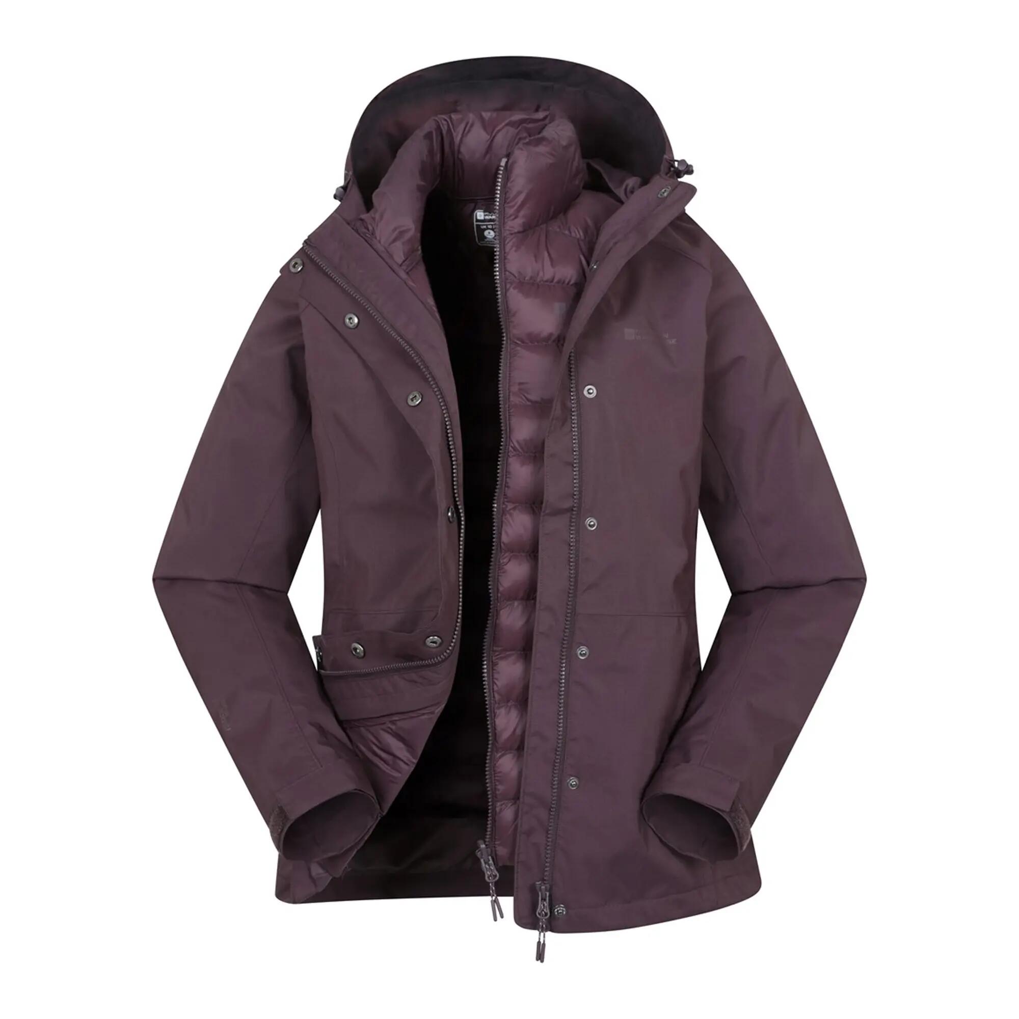 Mountain Warehouse Womens/Ladies Alaskan 3 in 1 Padded Jacket