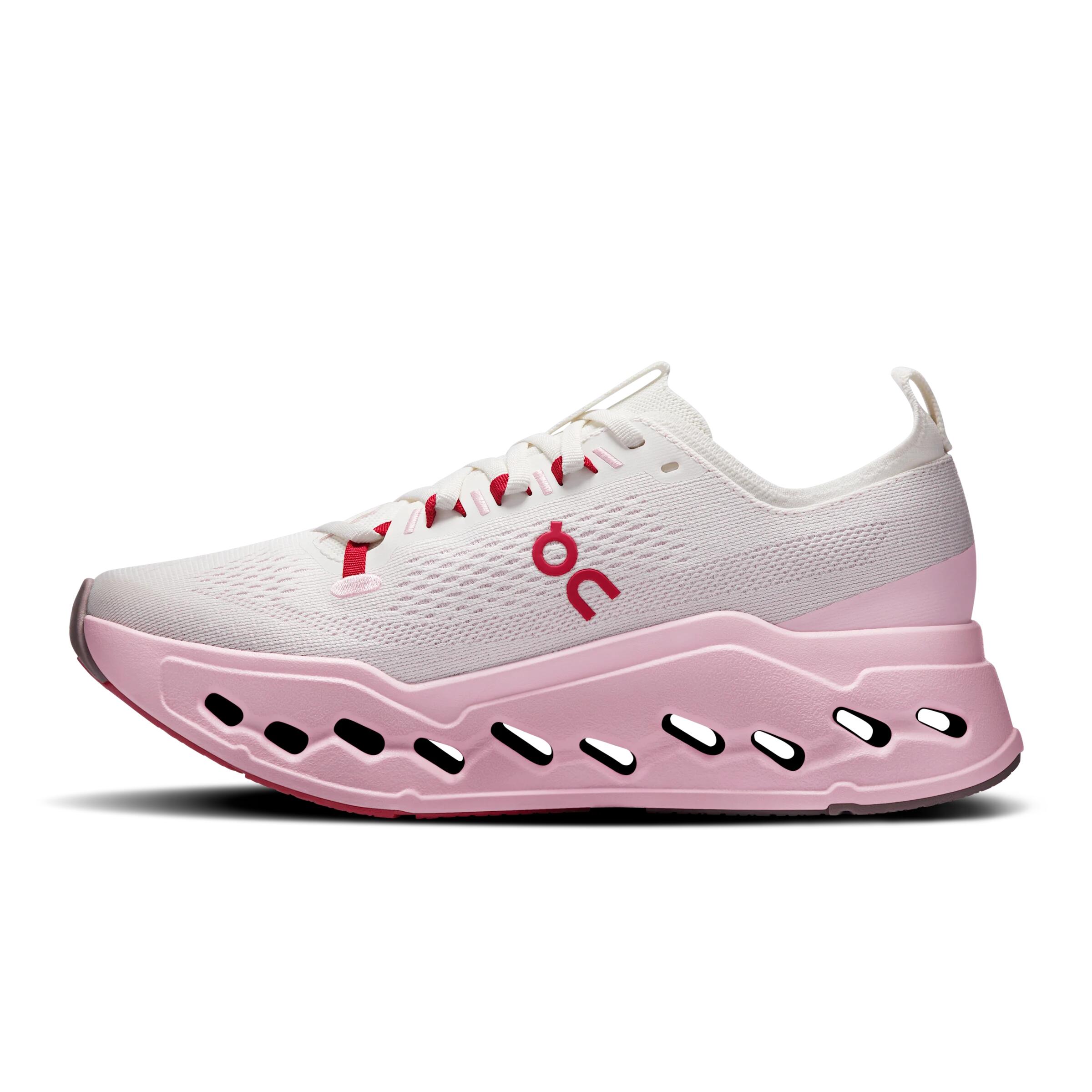 Buty do biegania damskie On Cloudsurfer Max ivory/peony 4/7