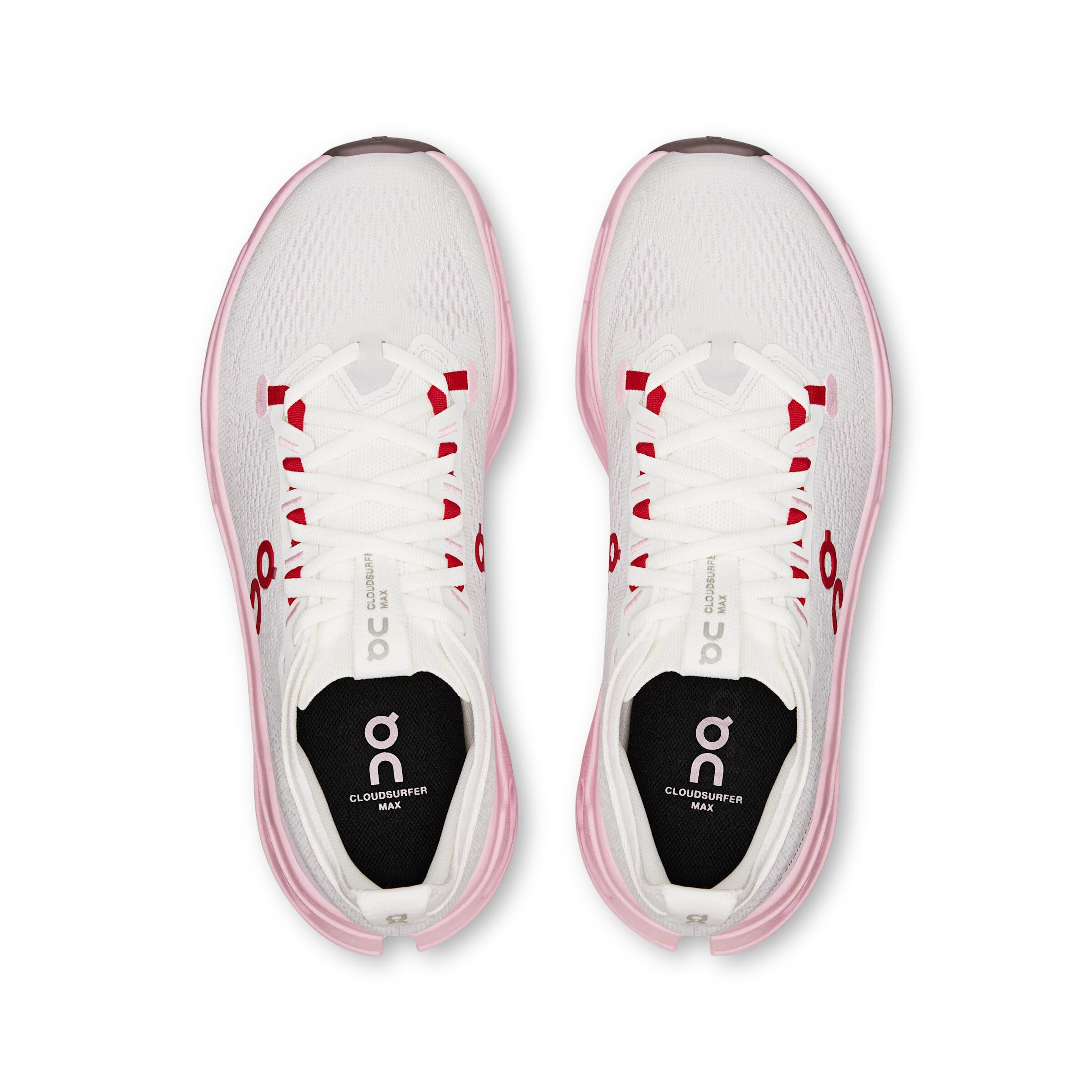 Buty do biegania damskie On Cloudsurfer Max ivory/peony 2/7