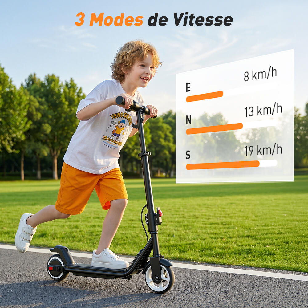 Trottinette Électrique Enfant Pliable et Réglable,Lumières LED,Bluetooth 9/11
