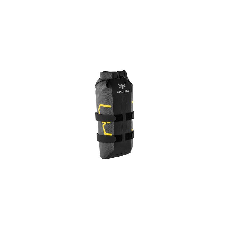 Geanta bicicleta Expedition Fork Pack 4.5L litri, fara suport prindere - gri ne…
