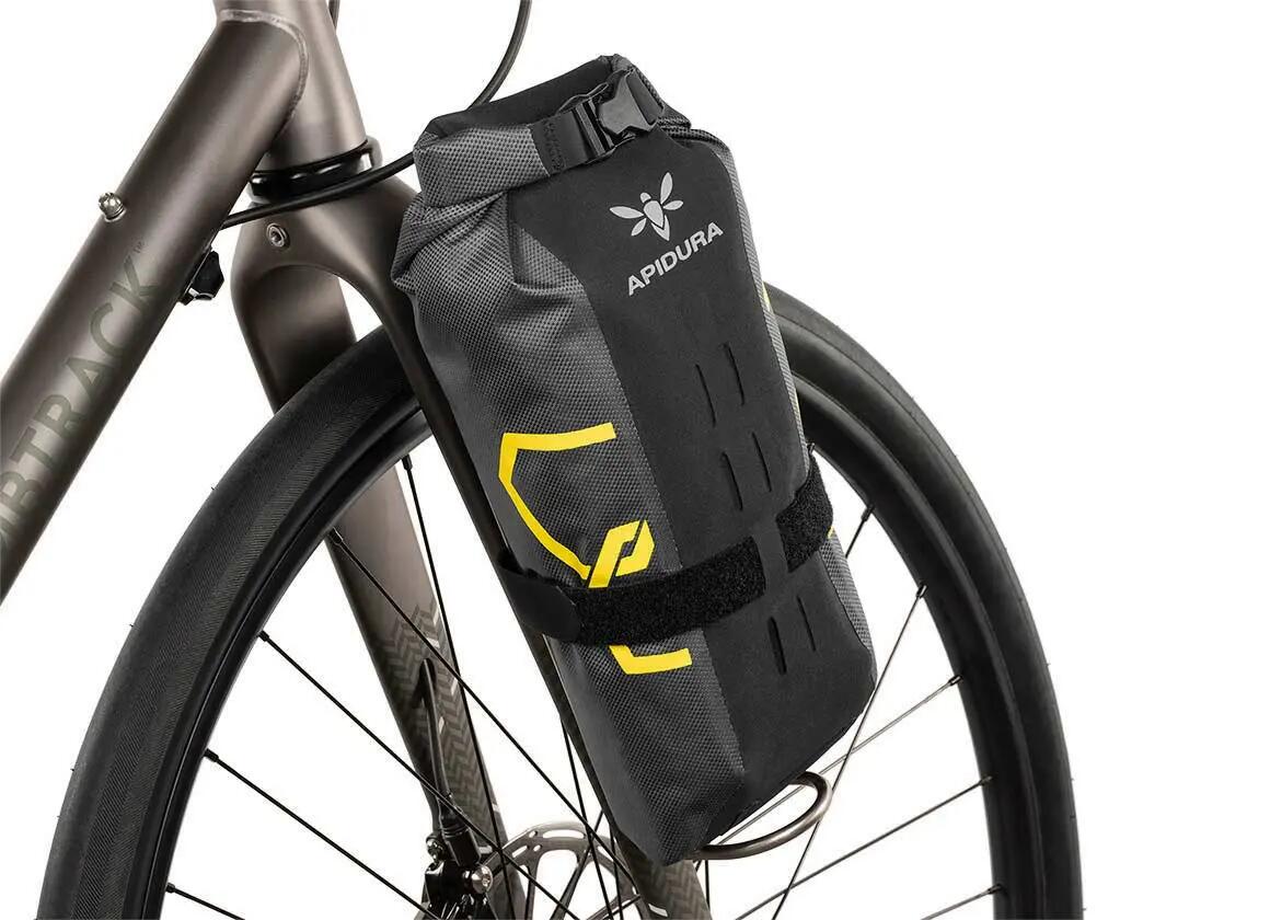 Geanta bicicleta Expedition Fork Pack 4.5L litri, fara suport prindere - gri ne… 3/5