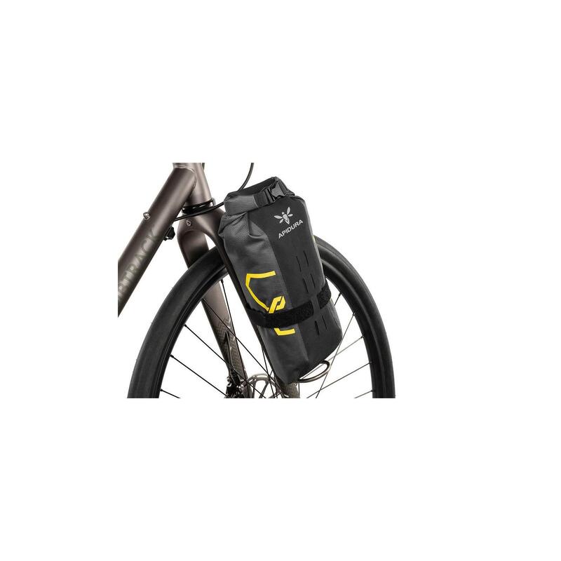 Geanta bicicleta Expedition Fork Pack 4.5L litri, fara suport prindere - gri ne…