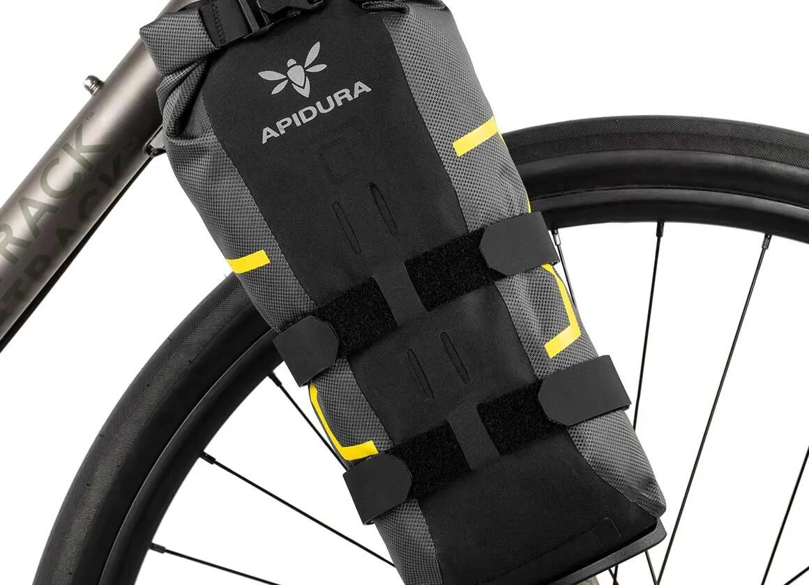 Geanta bicicleta Expedition Fork Pack 4.5L litri, fara suport prindere - gri ne… 5/5