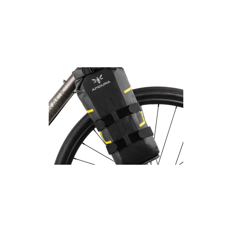 Geanta bicicleta Expedition Fork Pack 4.5L litri, fara suport prindere - gri ne…