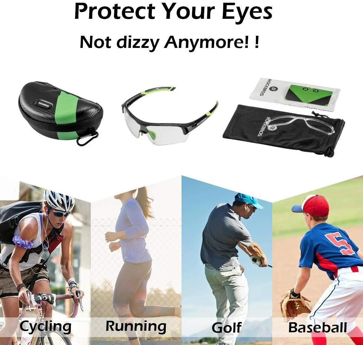 Selbsttönende Sportbrille mit UV400 Schutz 8/10