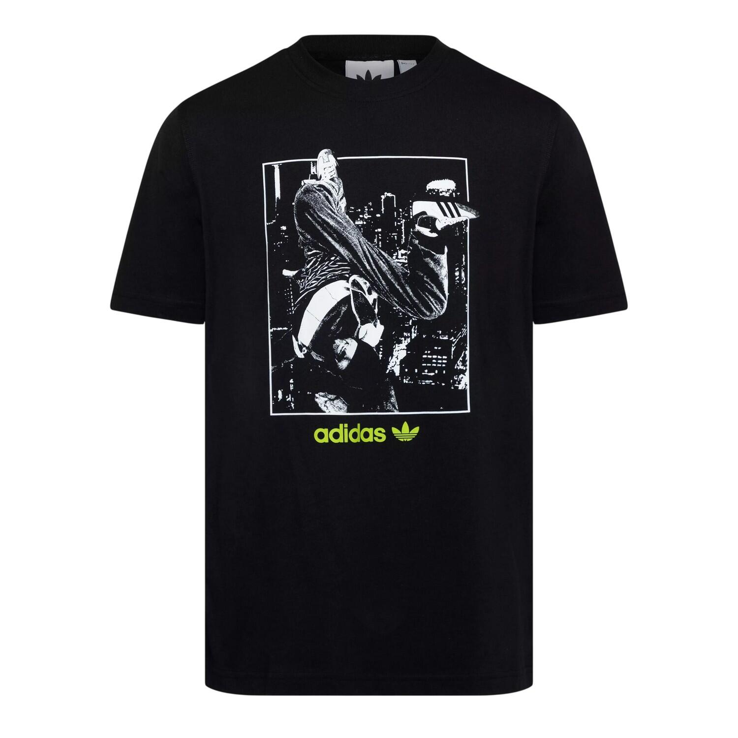 Adidas Mens Samba Poster Cotton T-Shirt