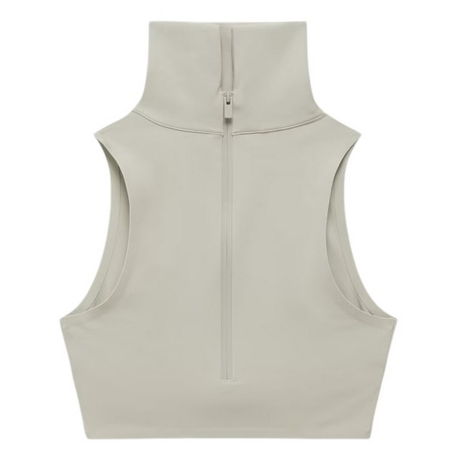 Adidas Womens/Ladies High-Neck Crop Top