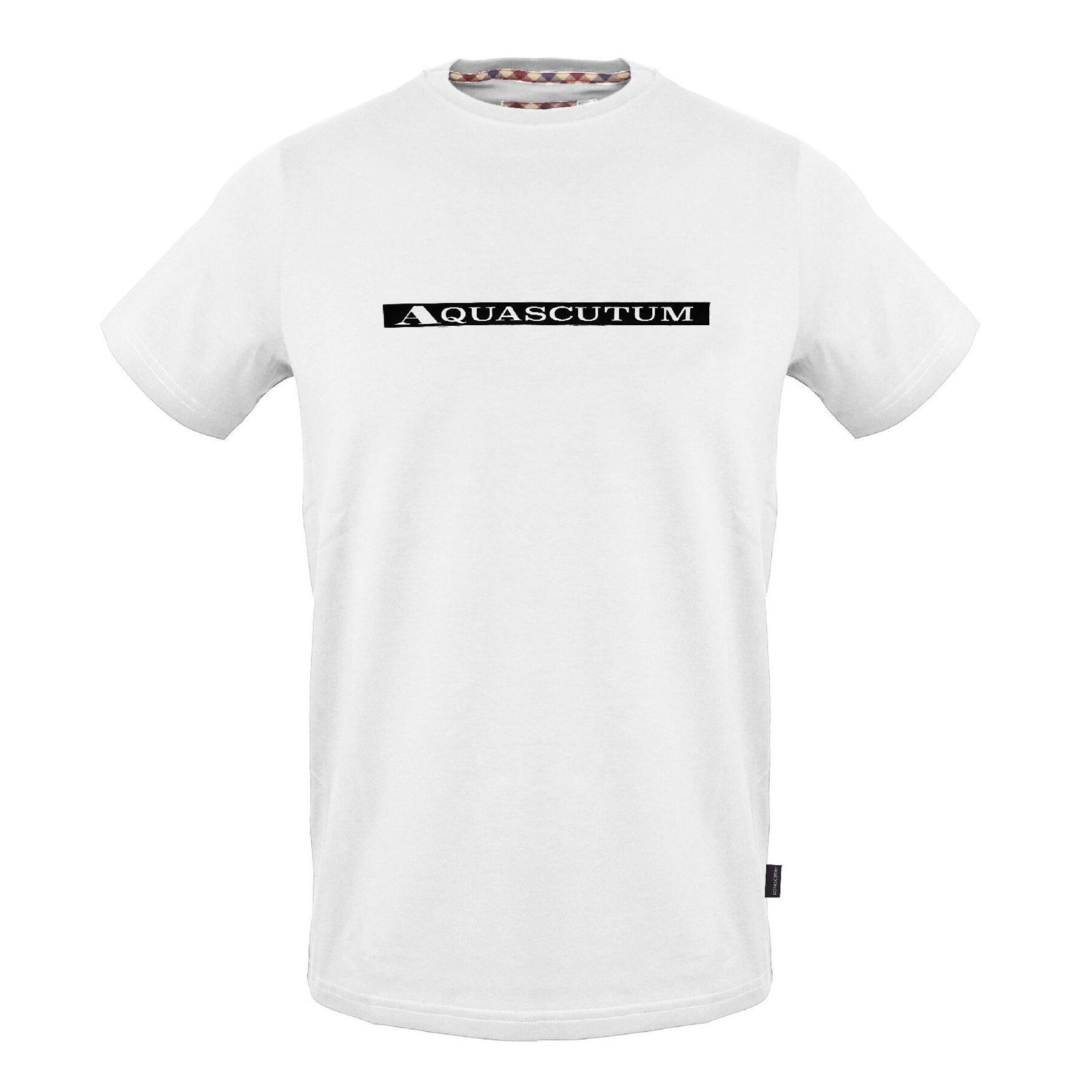 Aquascutum Mens Box Logo T-Shirt