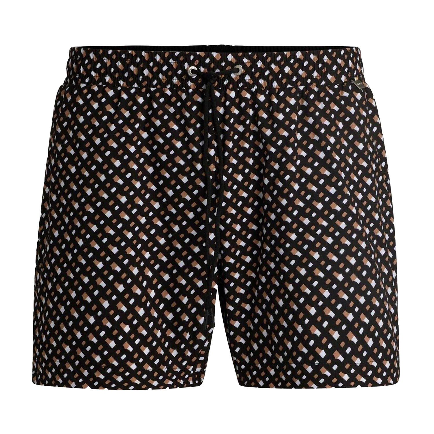 Boss Mens Geometric Quick Dry Swim Shorts