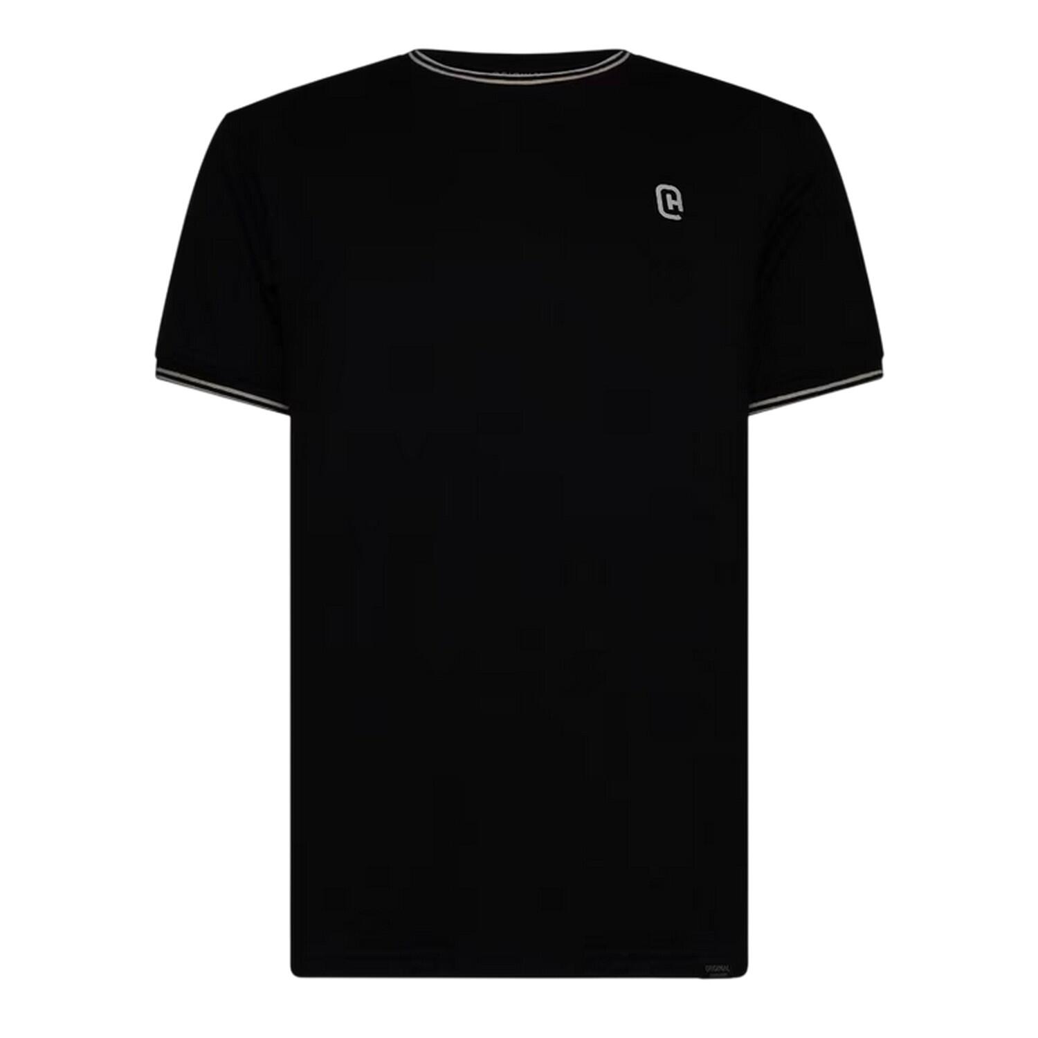 Crosshatch Mens Preece Contrast Striped T-Shirt
