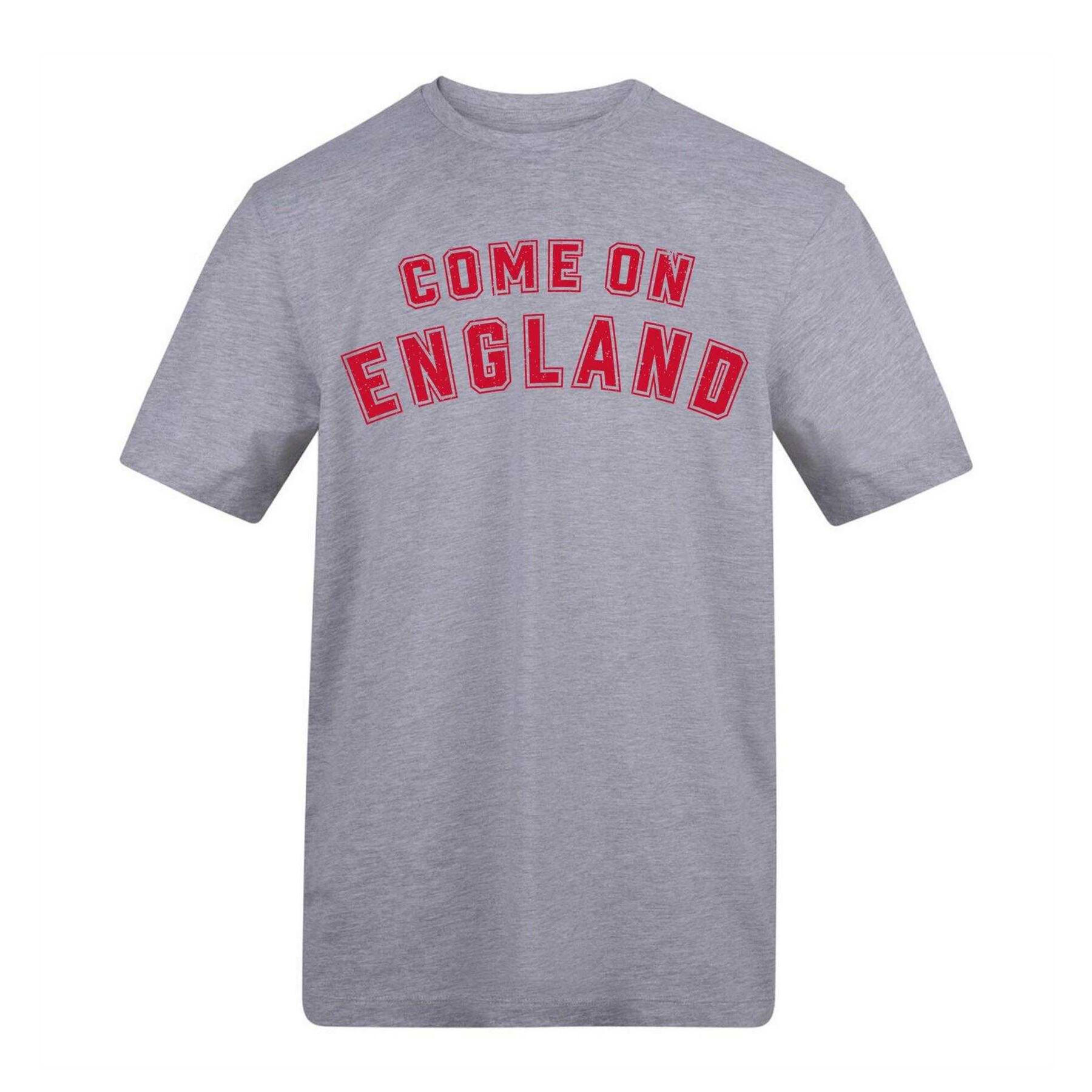 England Unisex Adult England World Cup Graphic Print Cotton Blend T-Shirt