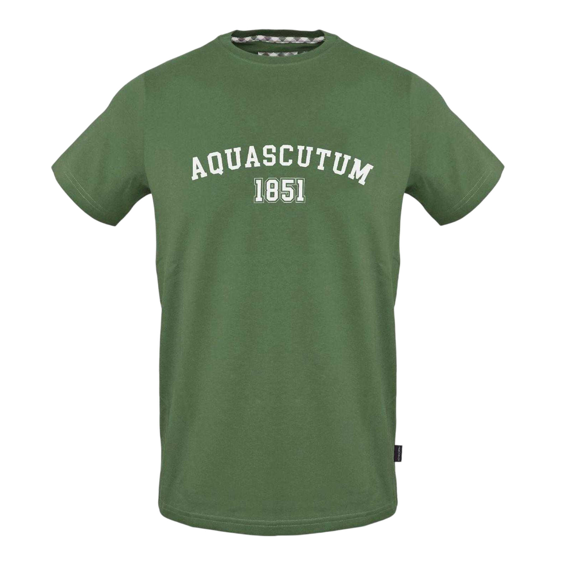 Aquascutum Unisex Adult 1851 Logo Cotton T-Shirt