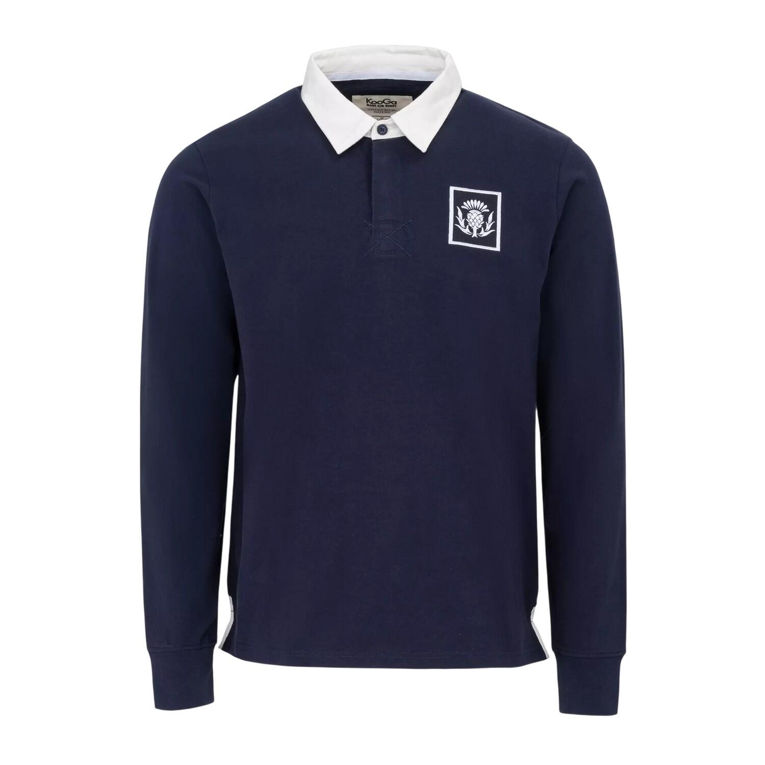 KooGa Mens Scotland Long-Sleeved Rugby Shirt