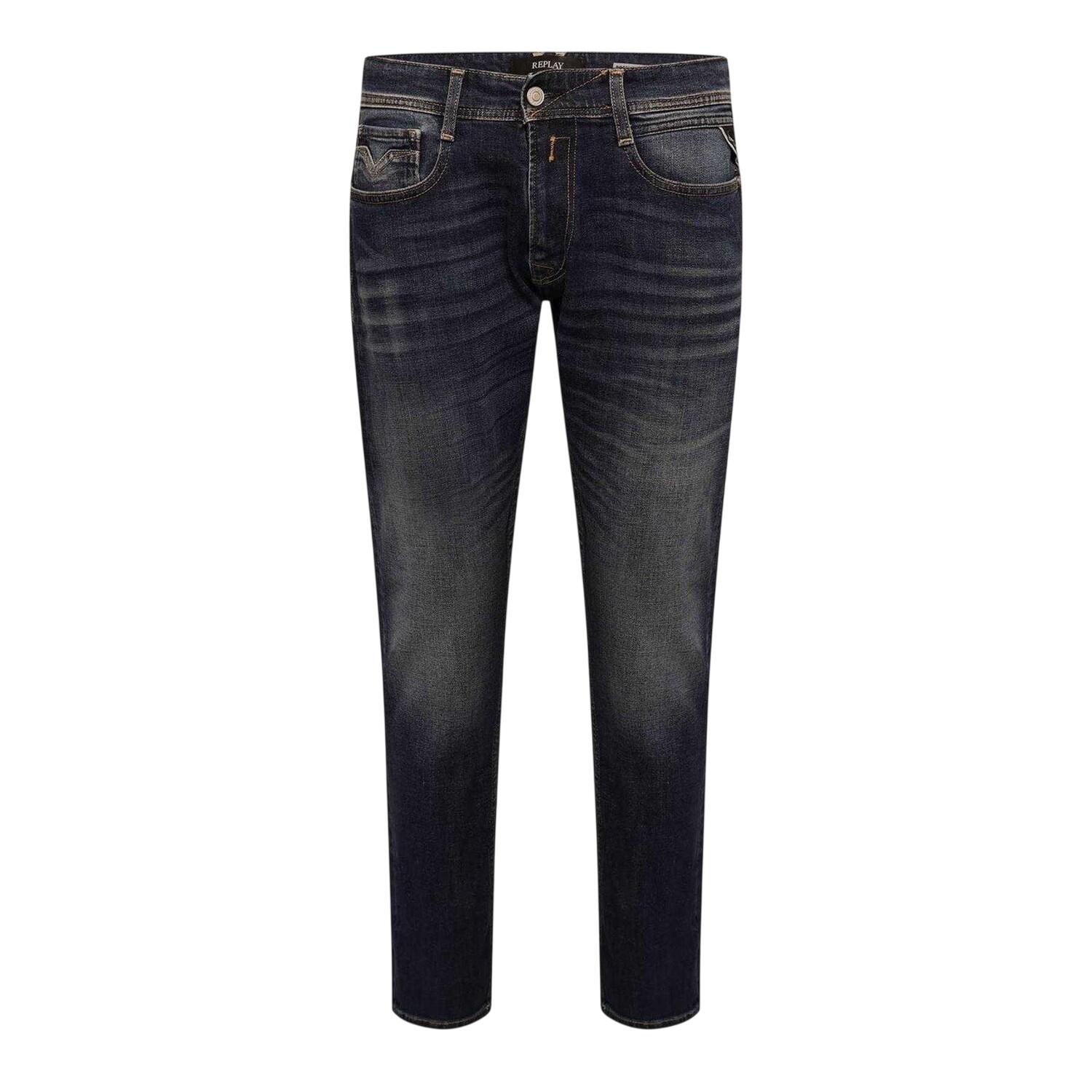 Replay Mens Anbass Cotton Comfort Jeans