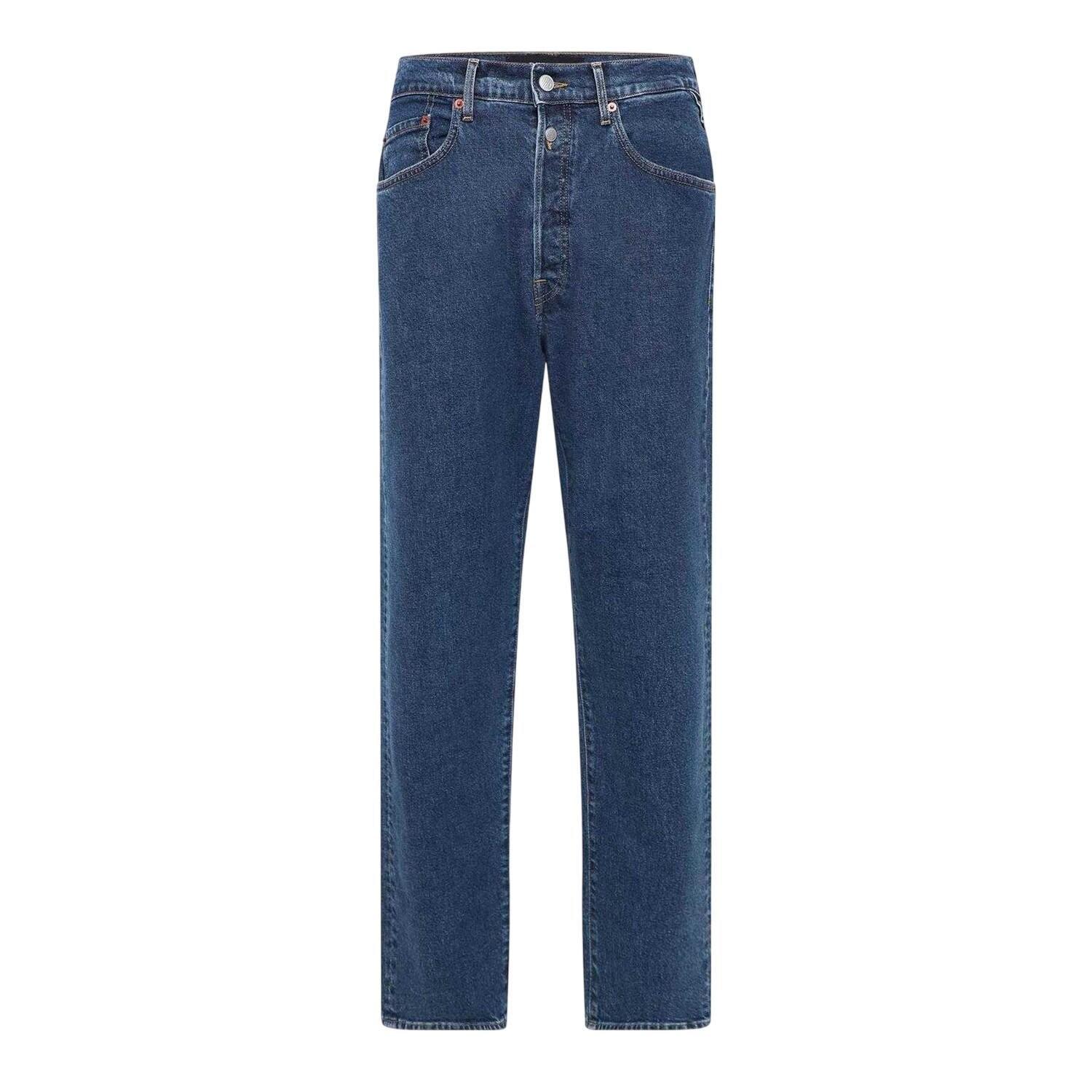 Replay Mens Cotton Straight Jeans
