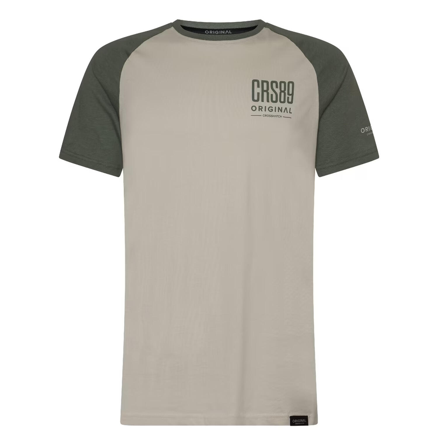 Crosshatch Mens Bretsby Logo Cotton T-Shirt