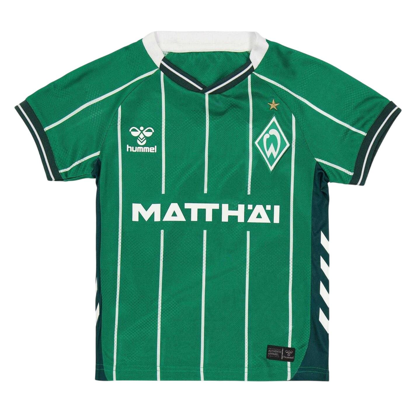 Hummel Childrens/Kids 2025/2026 SV Werder Bremen Short-Sleeved Football Shirt