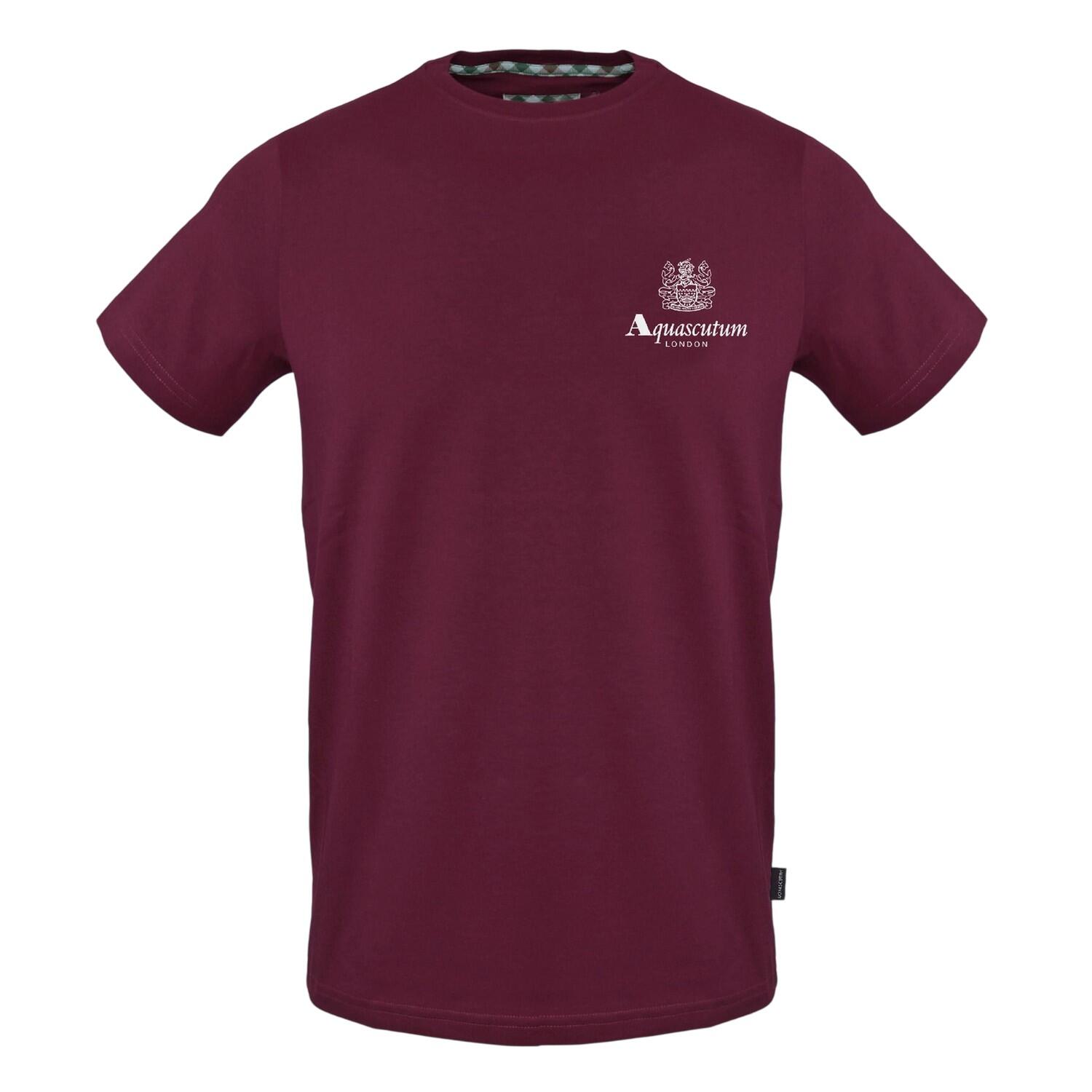 Aquascutum Mens Logo Cotton Regular T-Shirt