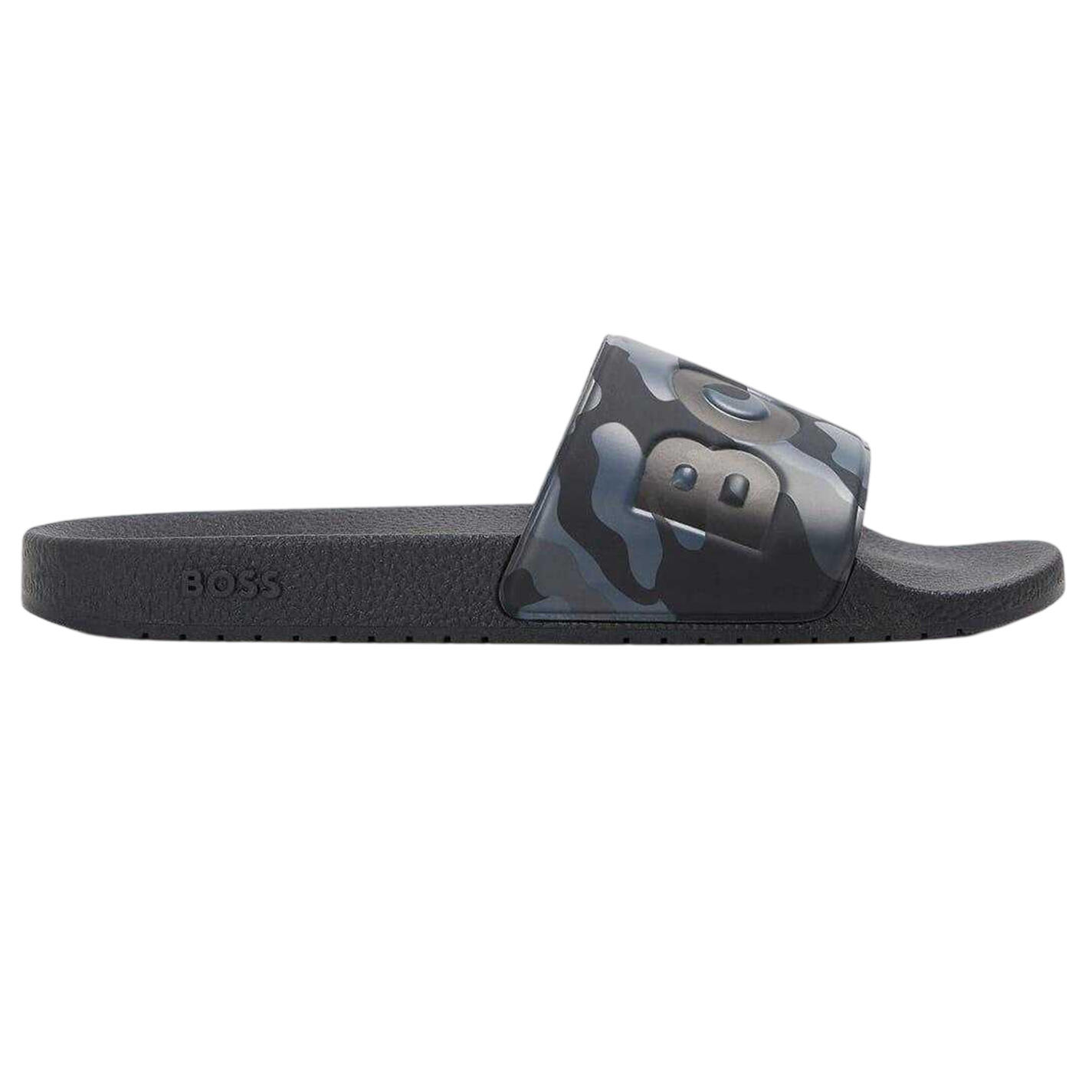 Boss Mens Aryeh Logo Rubber Sliders