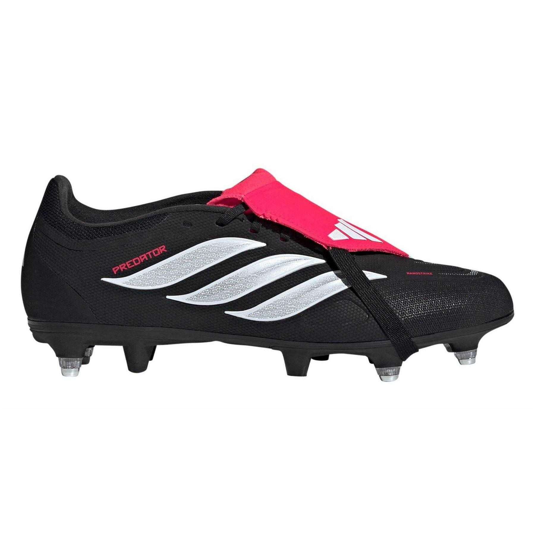 Adidas Mens League Fold Over Folded Tongue Soft Ground Football Boots