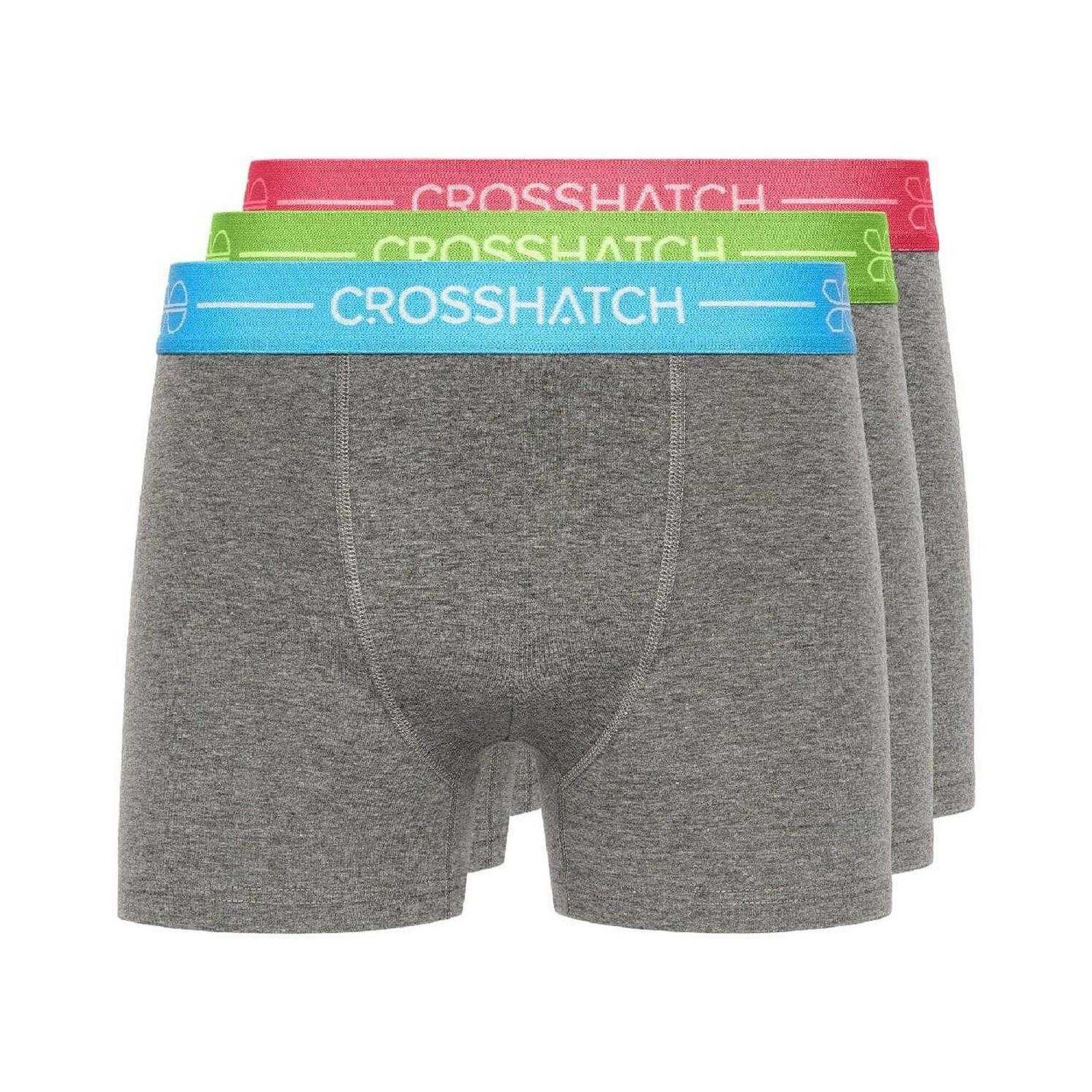 Crosshatch Mens Astral Boxer Shorts (Pack of 3)