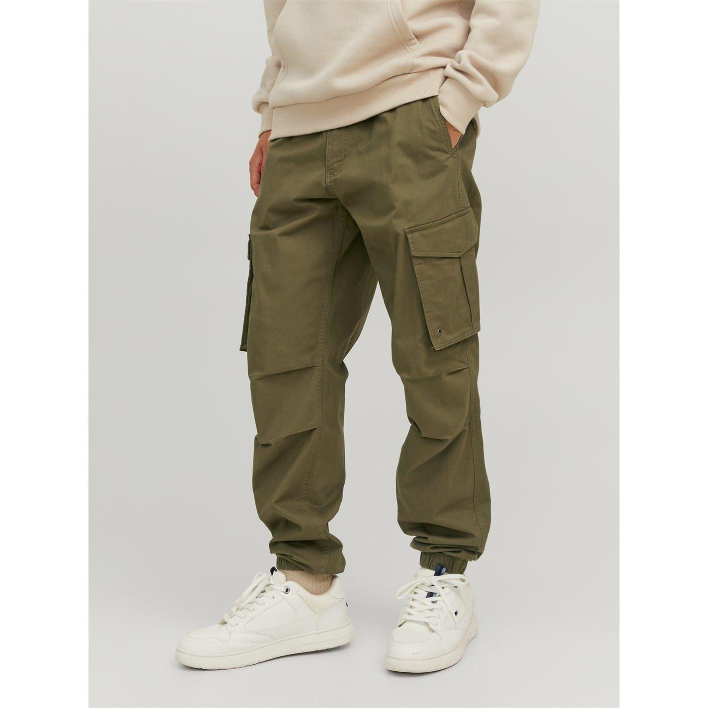 Jack And Jones Mens Plain Cargo Trousers