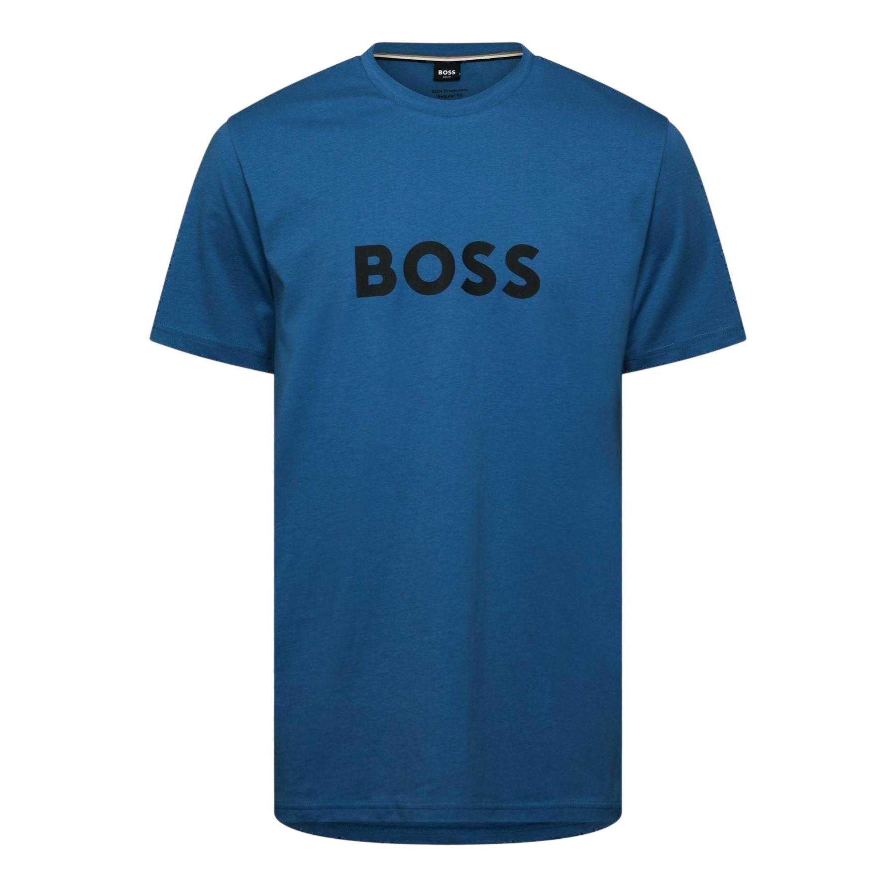 Boss Mens Logo Cotton T-Shirt
