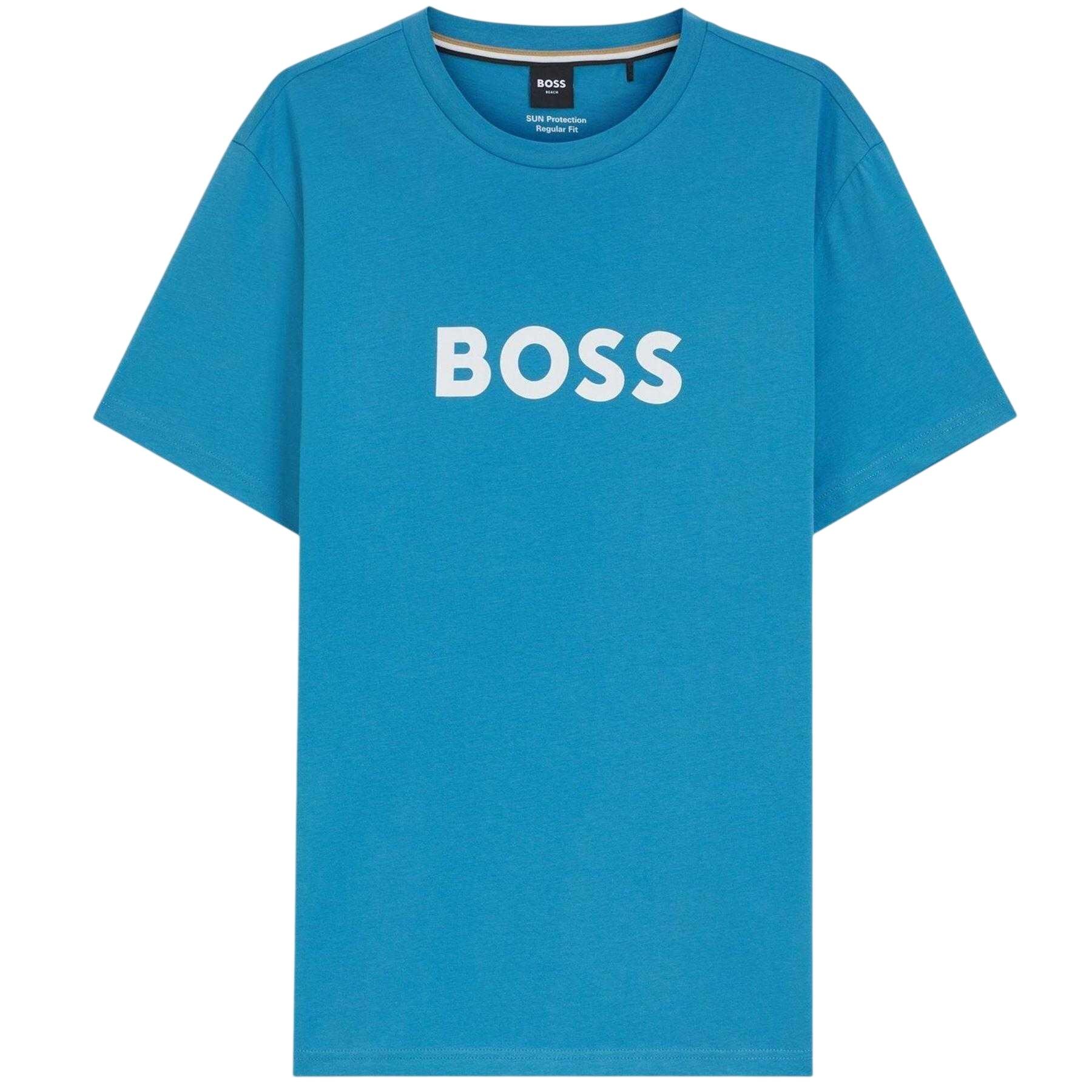 Boss Mens Logo Cotton T-Shirt