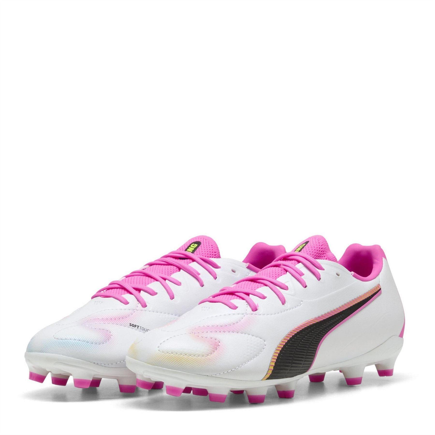 Puma Childrens/Kids King Match Firm Ground Football Boots