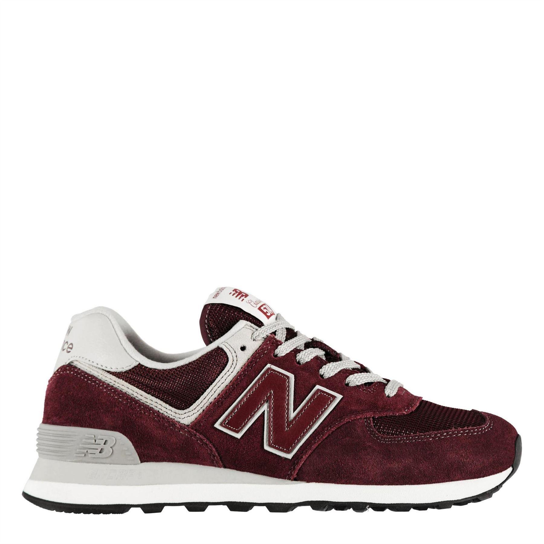 New Balance Mens 574 Classic Suede Trainers