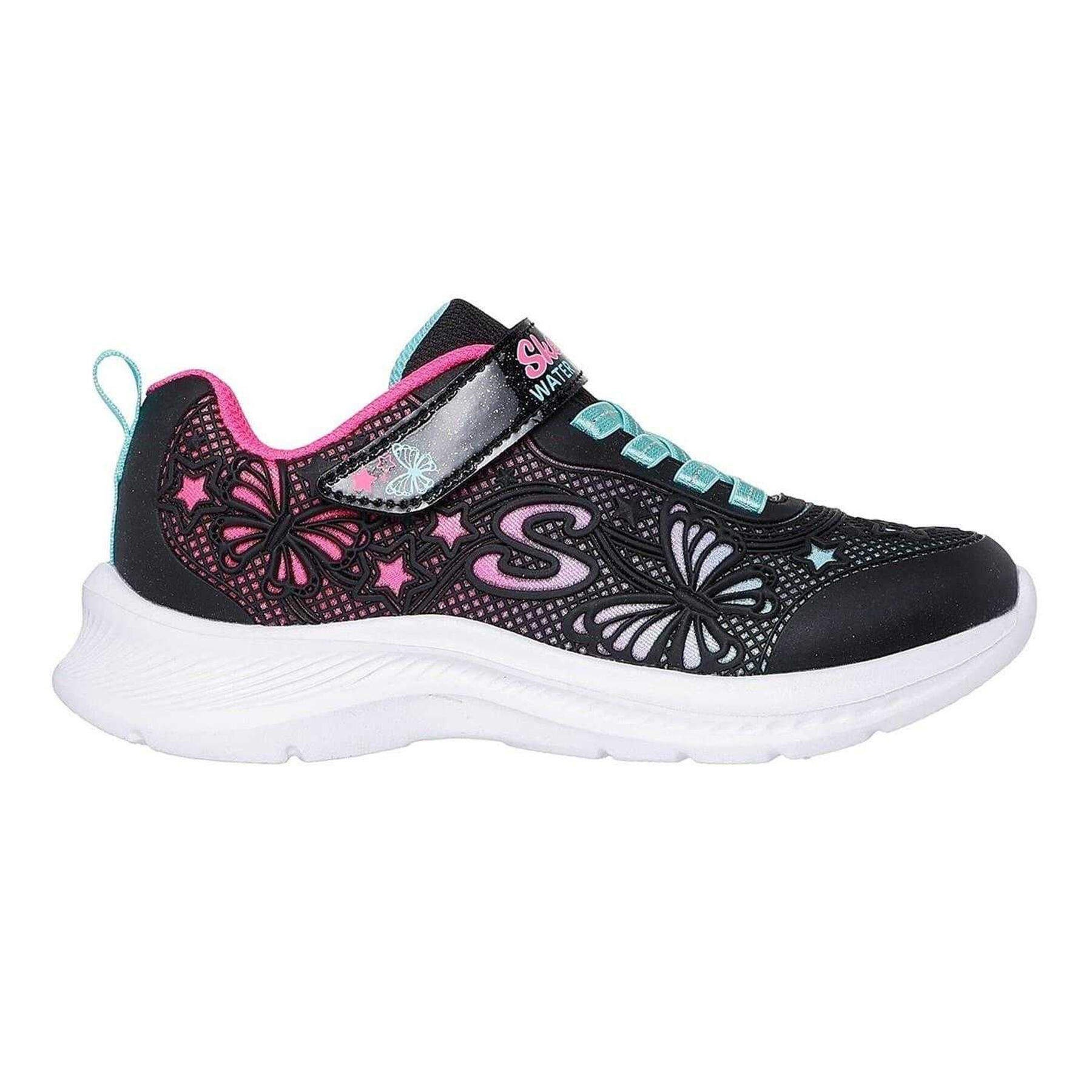 Skechers Girls Jumpsters 2.0 Butterfly Flat Trainers