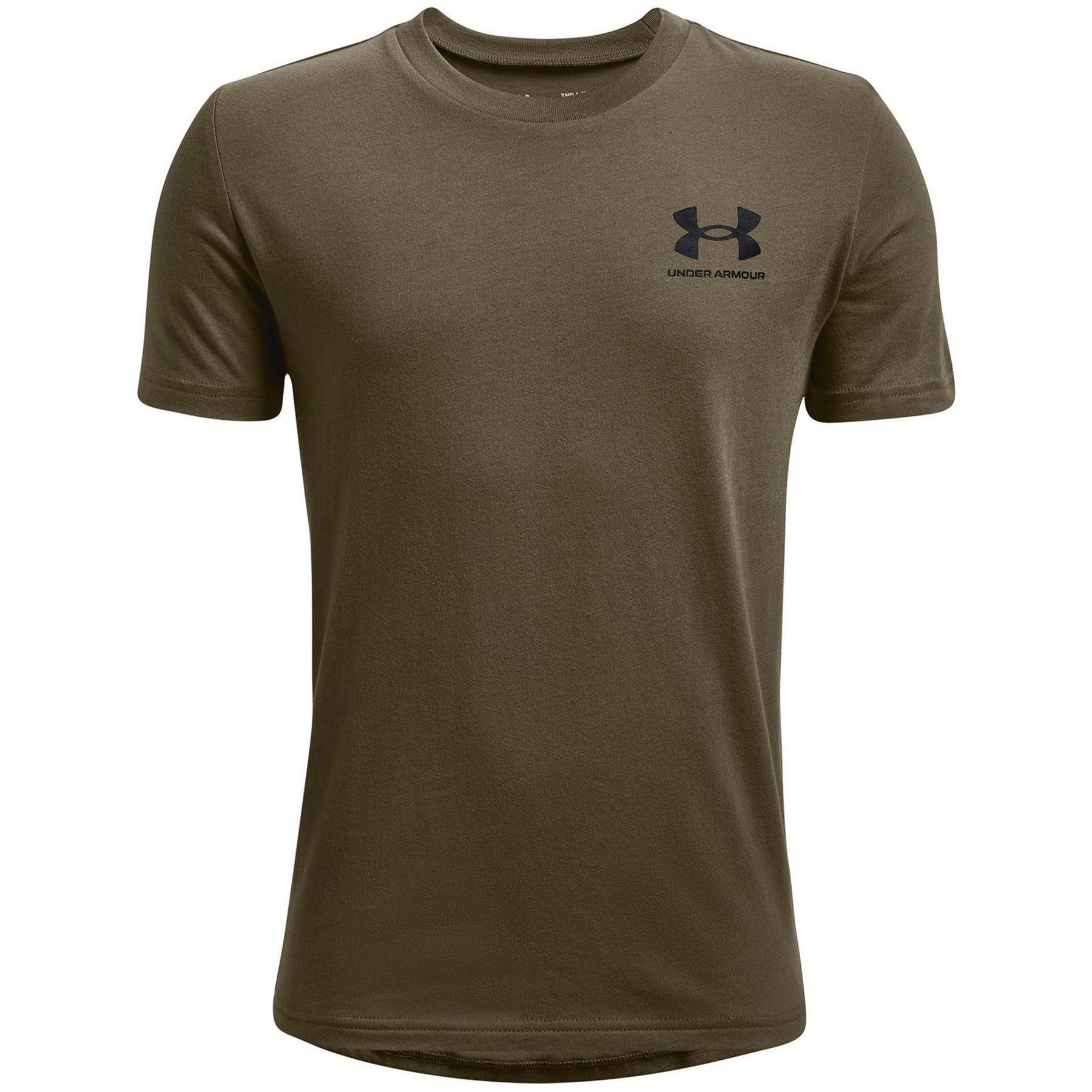 Under Armour Boys Logo Short-Sleeved T-Shirt