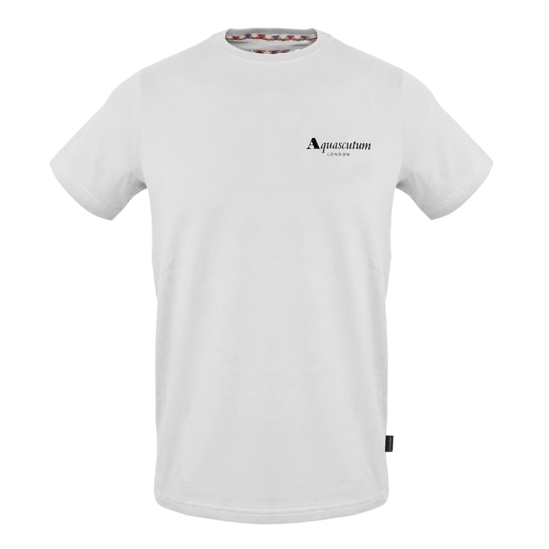Aquascutum Mens Logo Crew Neck T-Shirt