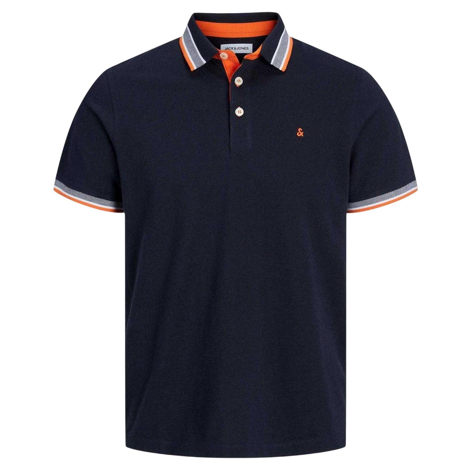 Jack And Jones Mens Paulos Organic Cotton Polo Shirt