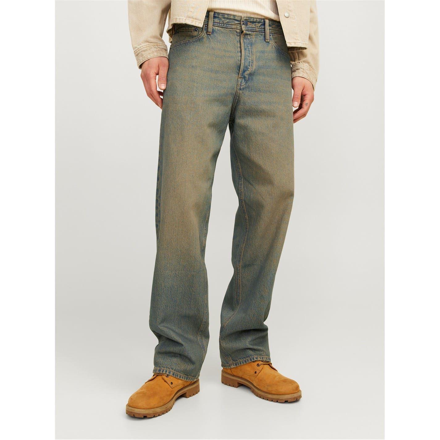 Jack And Jones Mens Alex Denim Relaxed Fit Jeans