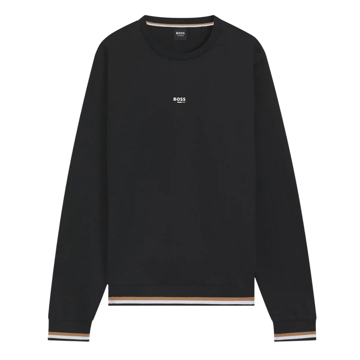Boss Mens Logo Crew Neck Sweatshirt