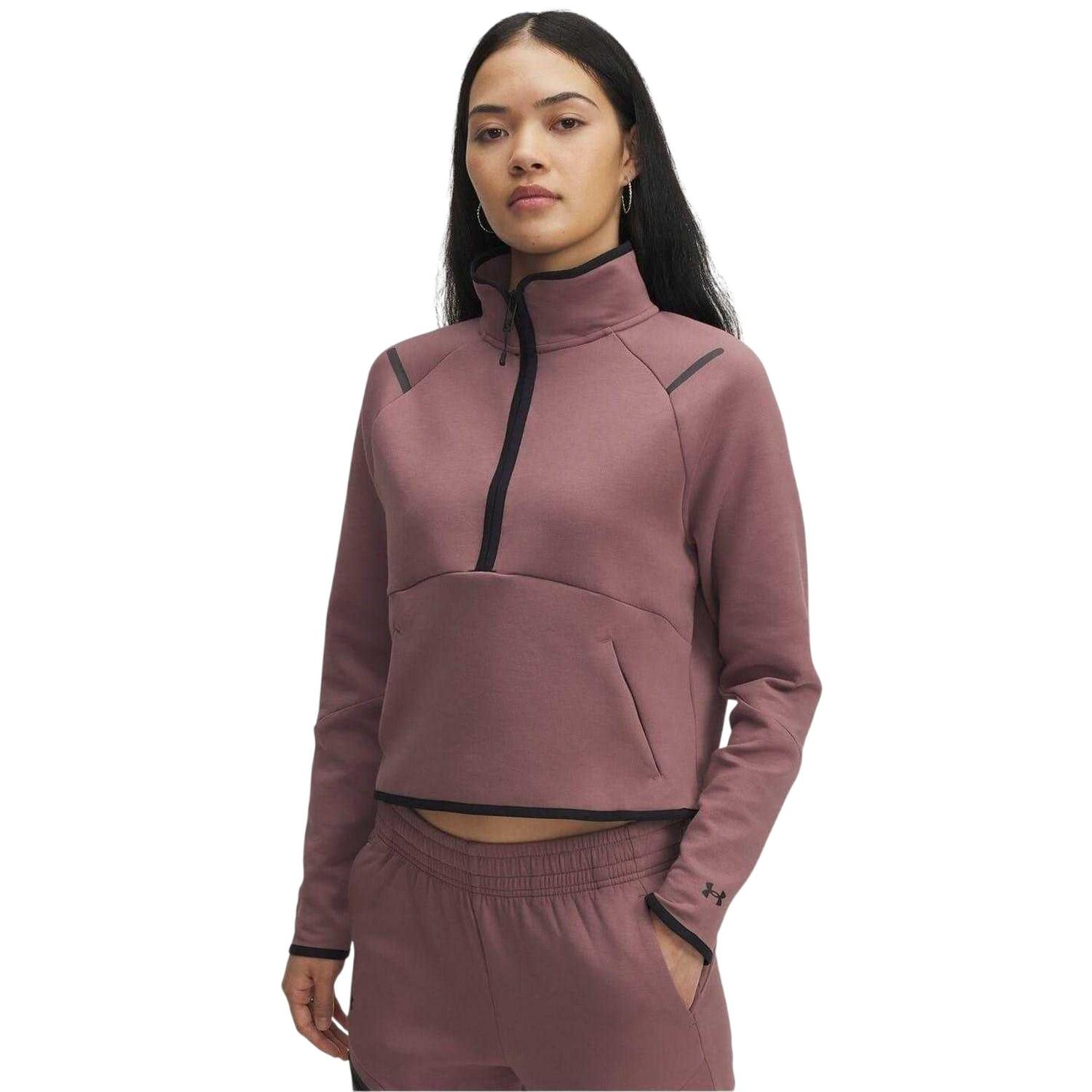 Under Armour Womens/Ladies Unstoppable Fleece Quarter Zip Sweatshirt