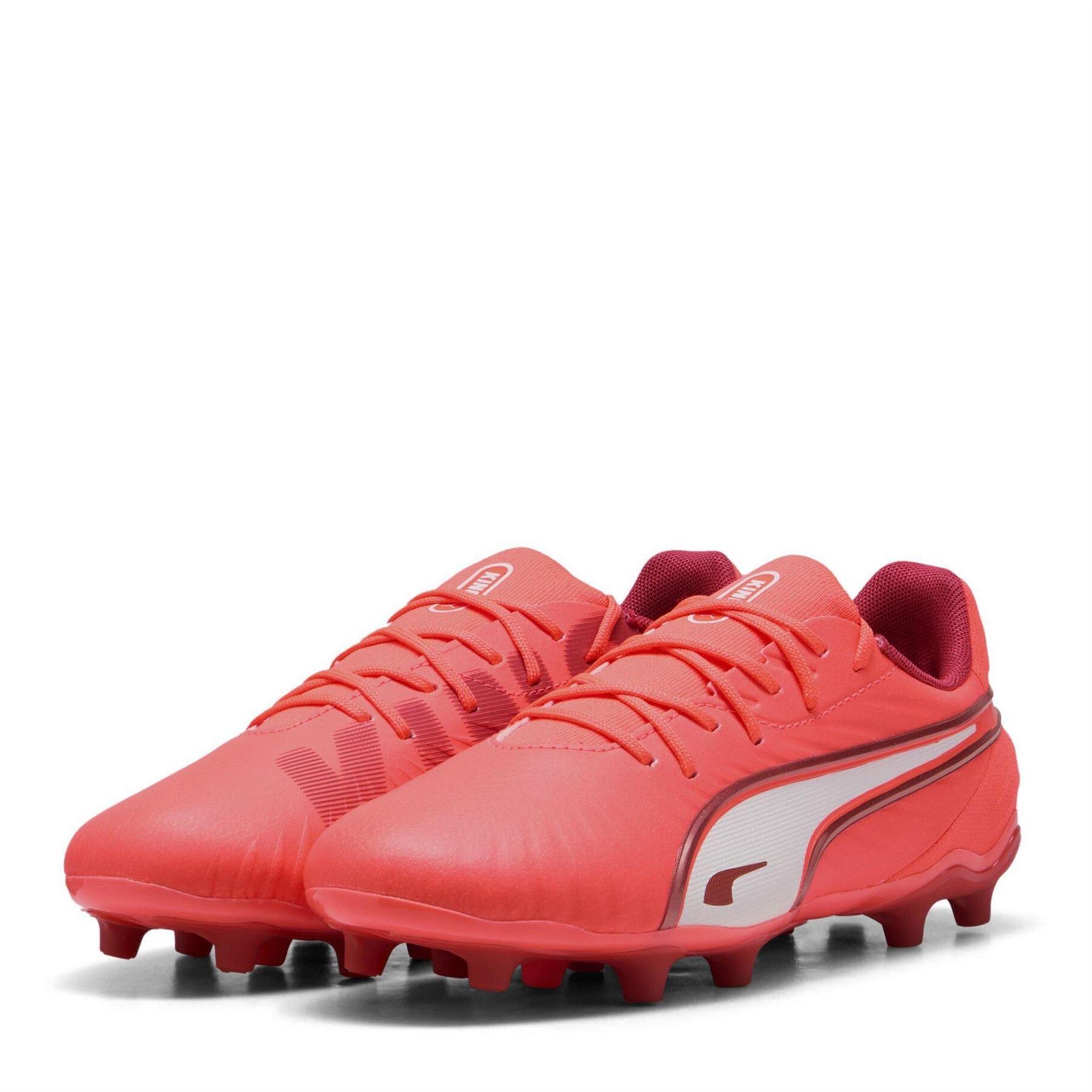 Puma Childrens/Kids King Match Firm Ground Football Boots